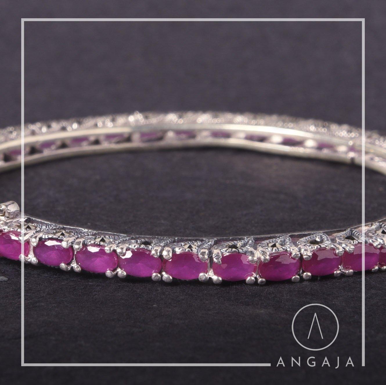 Marcasite Silver Bracelet - Angaja Silver