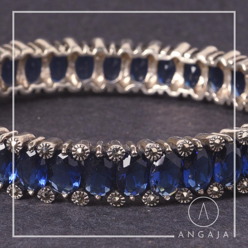 Marcasite Silver Bracelet - Angaja Silver