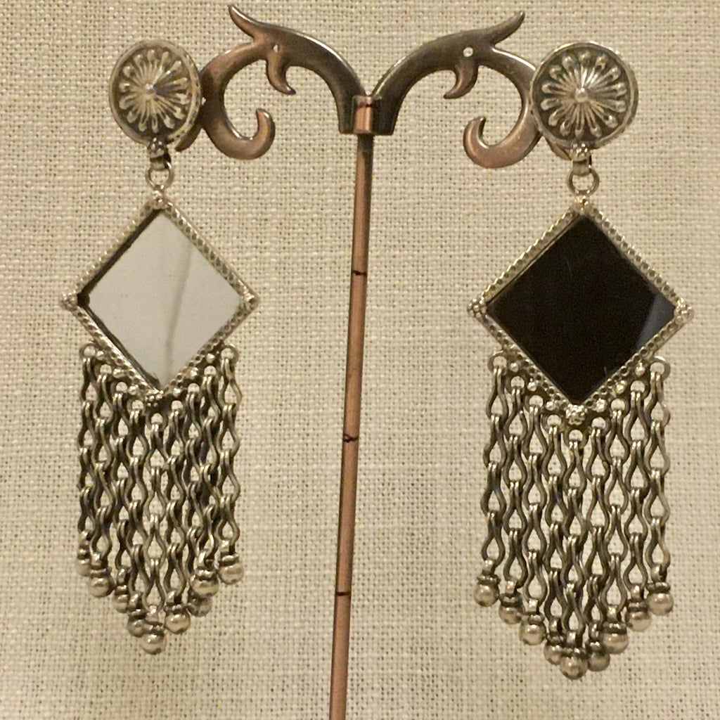 Mirror Earrings - Angaja Silver