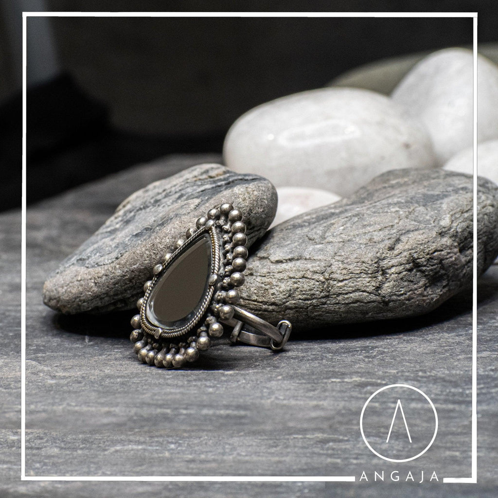 Mirror Silver Ring - Angaja Silver