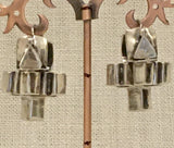 Modern Earrings - Angaja Silver