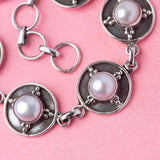 Pearl Silver Bracelet - Angaja Silver