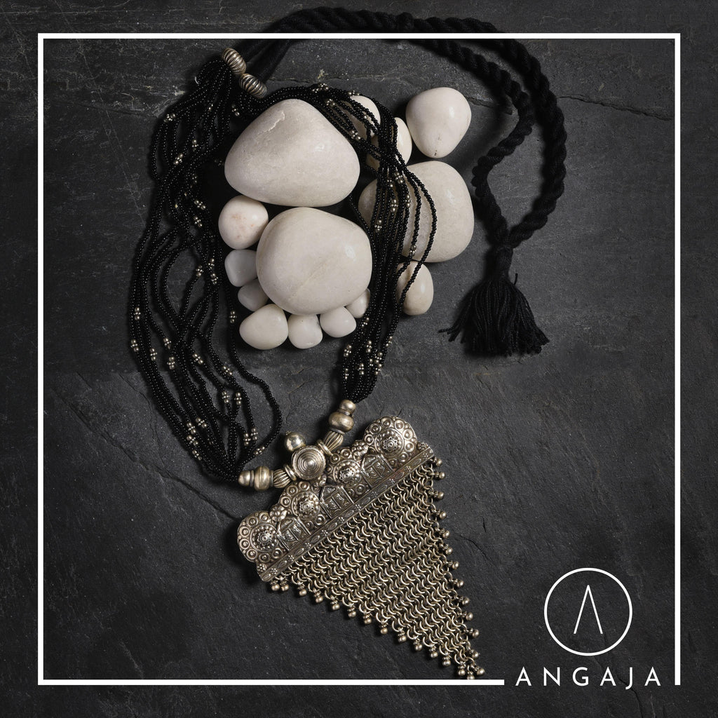 Pendant Necklace - Angaja Silver