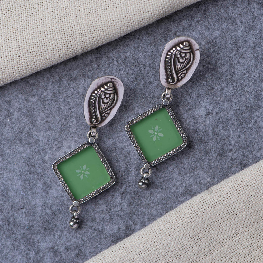 Picture Silver Earrings - Angaja Silver