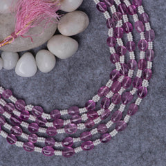 Pink Onyx Stone Mala