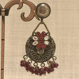 Polki Earrings - Angaja Silver