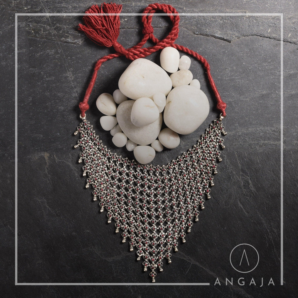 Queen Padmavati Choker - Angaja Silver