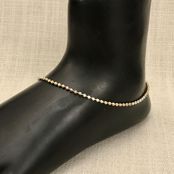 Rose Gold Anklet - Angaja Silver