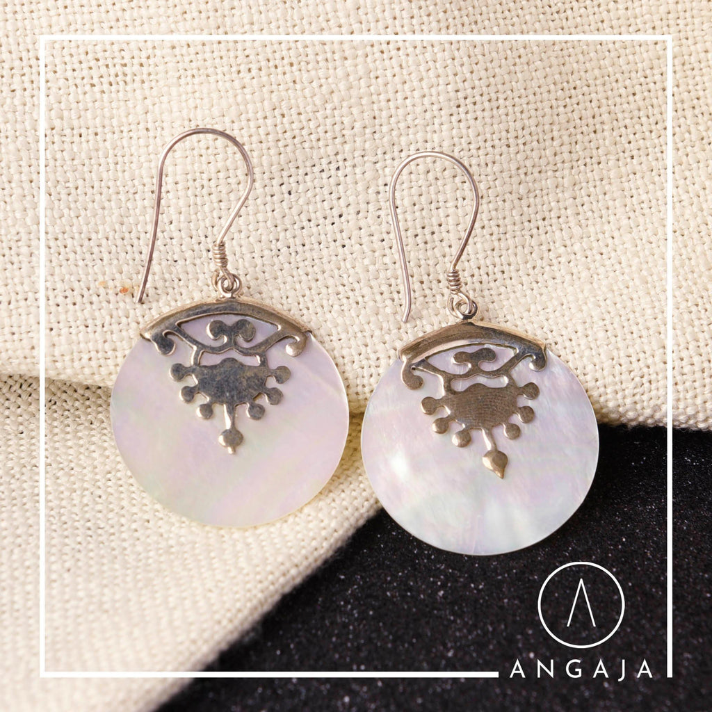 Shell Earring - Angaja Silver