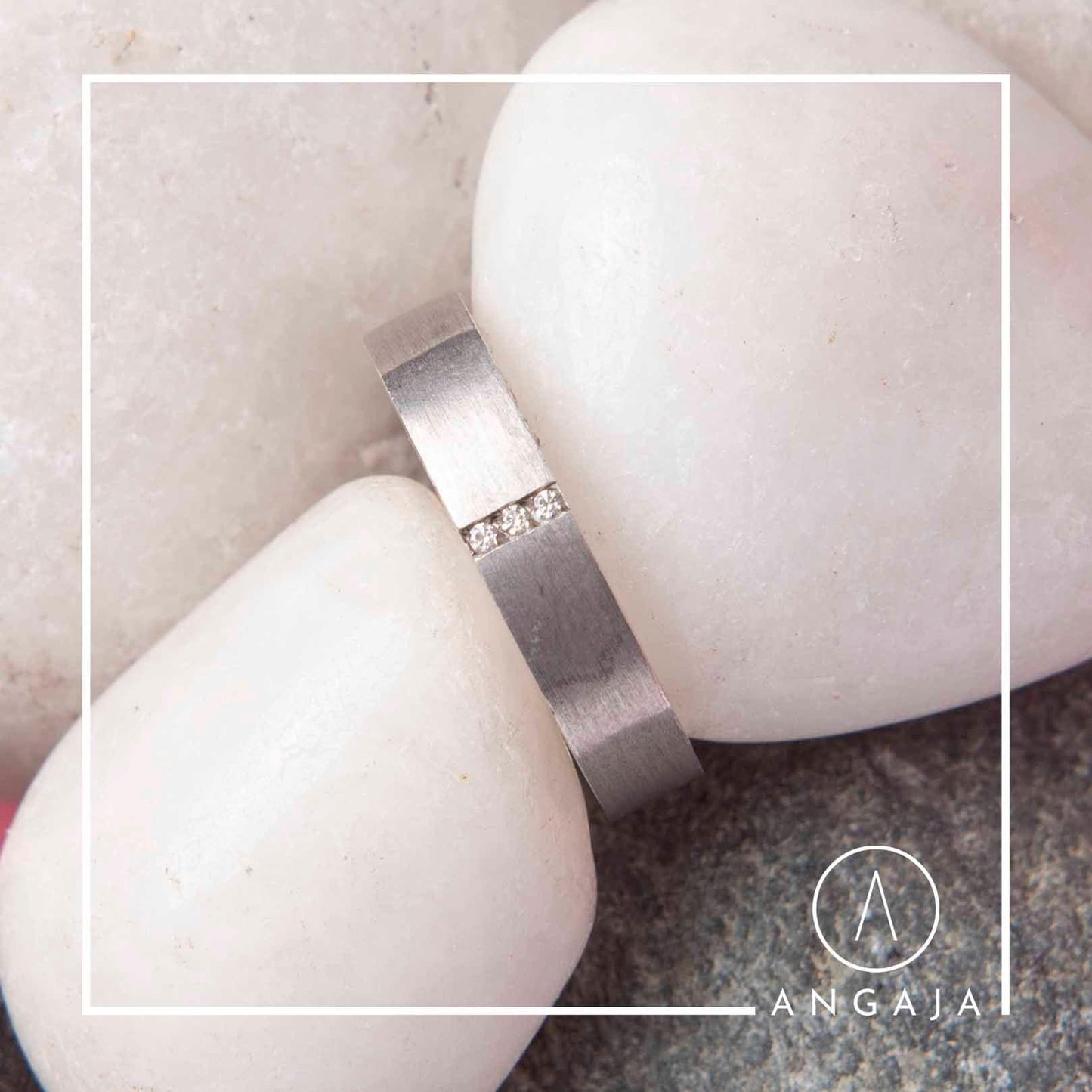 Silver Band (Matt Finish) - Angaja Silver