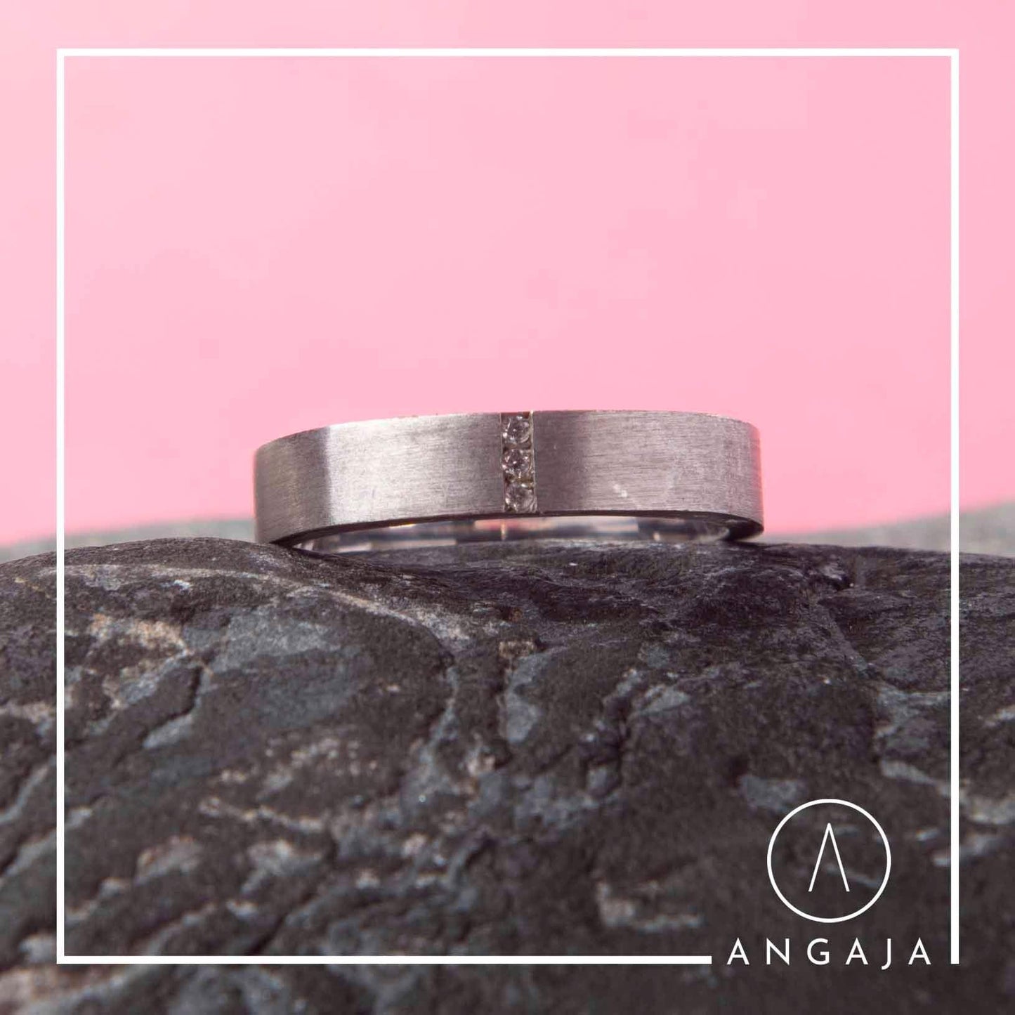 Silver Band (Matt Finish) - Angaja Silver