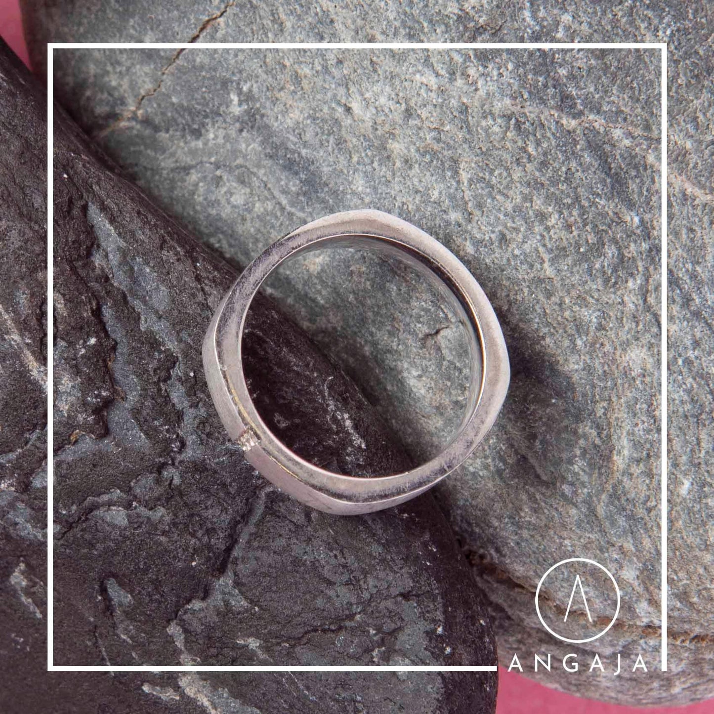 Silver Band (Matt Finish) - Angaja Silver