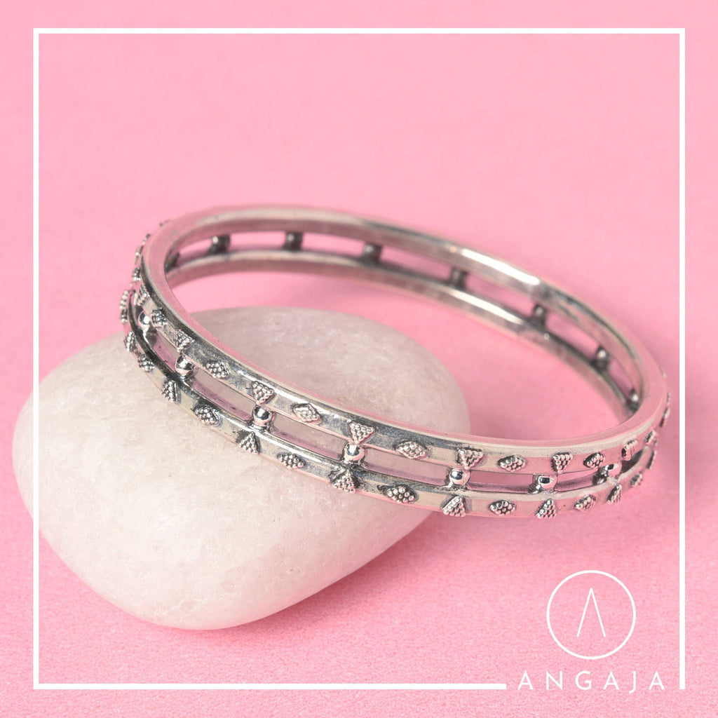 Silver Bangle - Angaja Silver