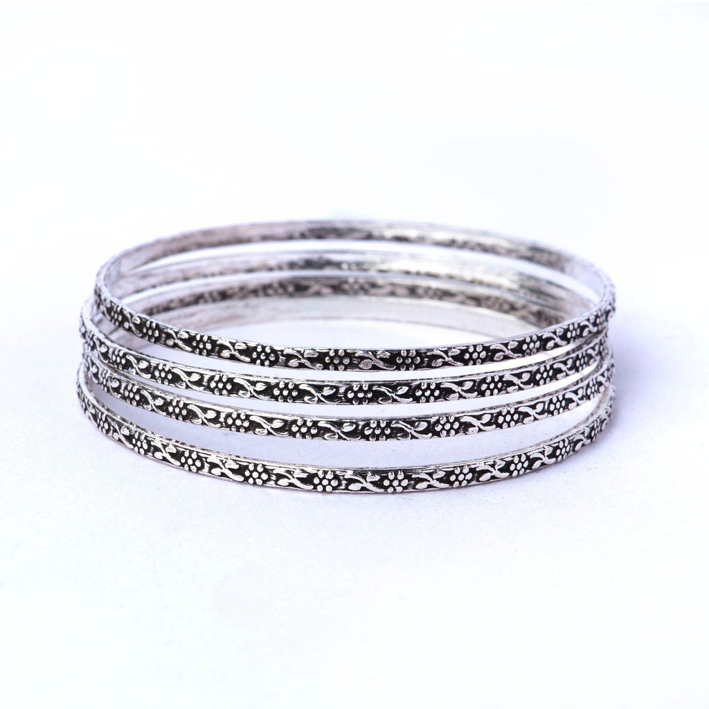 Silver Bangles - Angaja Silver