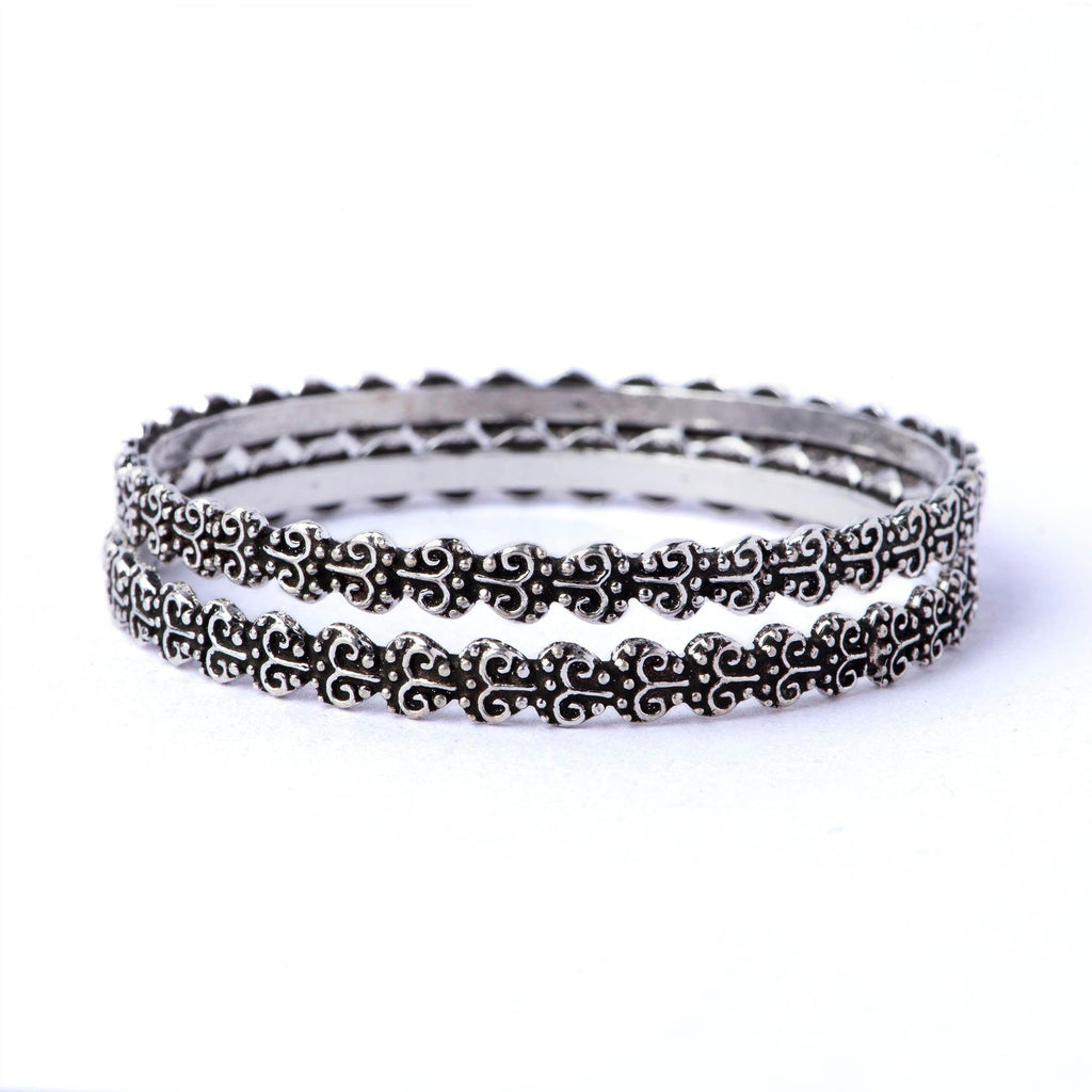 Silver Bangles - Angaja Silver