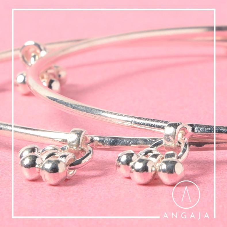 Silver Bangles - Angaja Silver