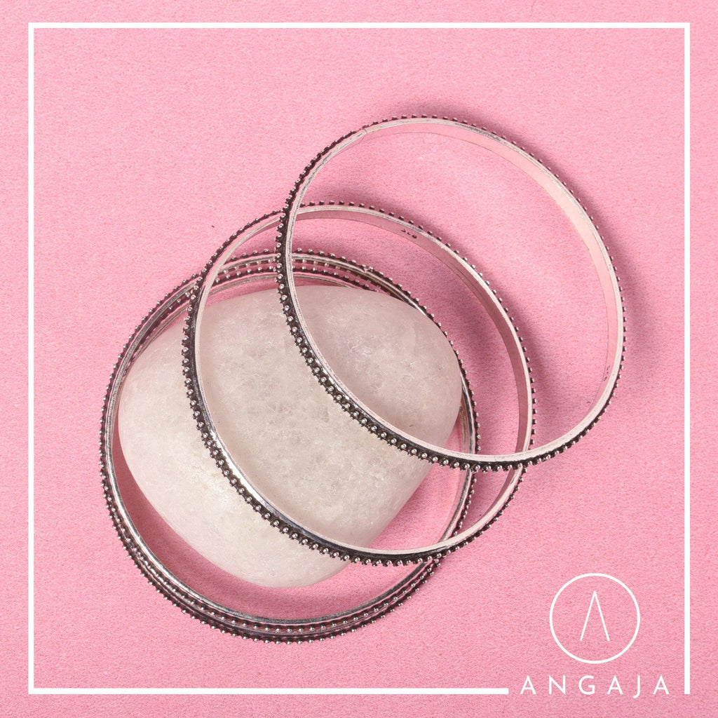 Silver Bangles - Angaja Silver