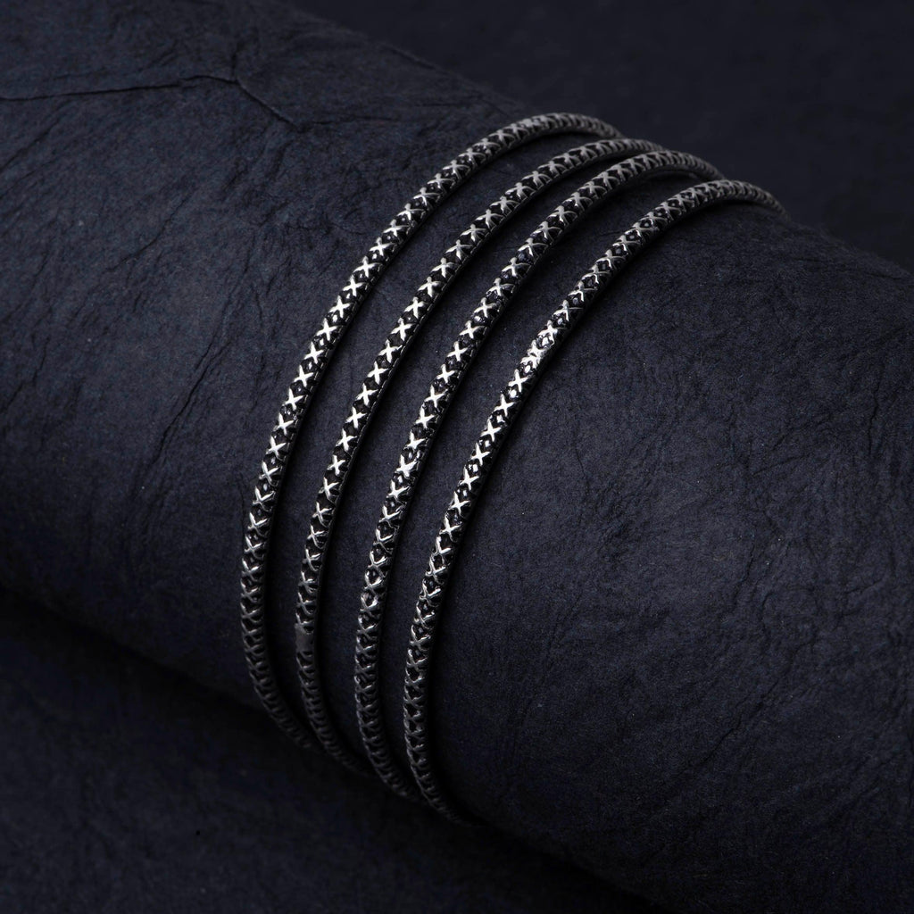 Silver Bangles - Angaja Silver