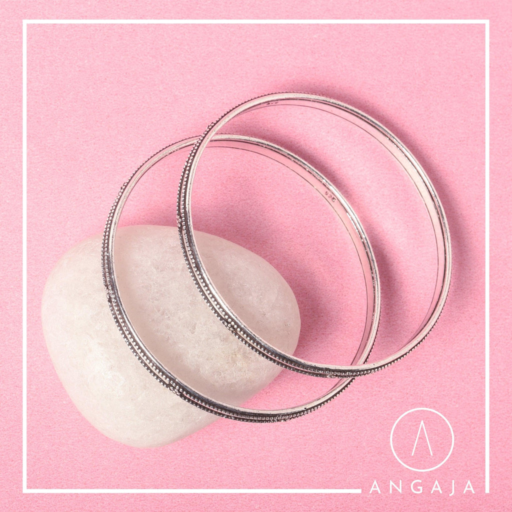 Silver Bangles - Angaja Silver