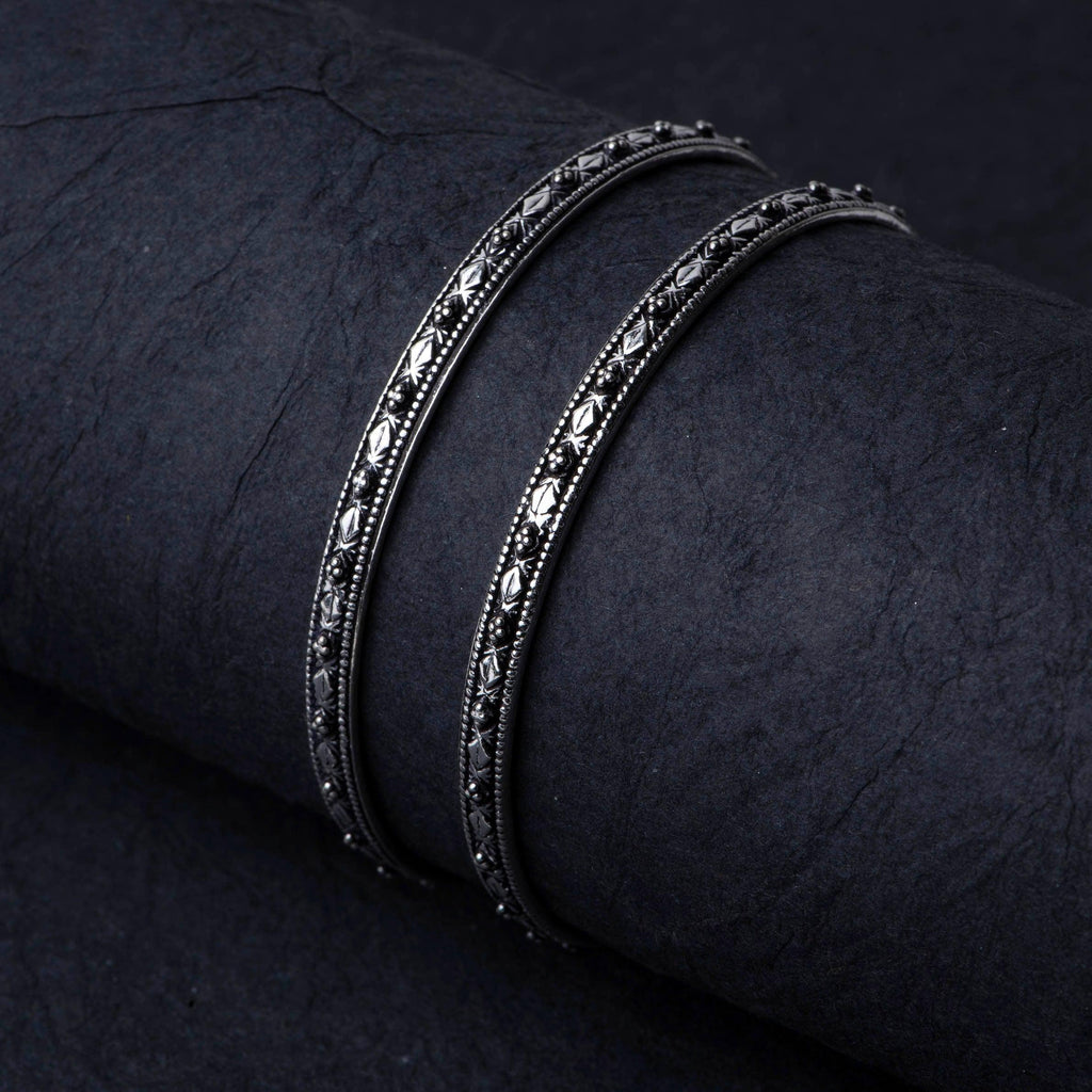 Silver Bangles - Angaja Silver