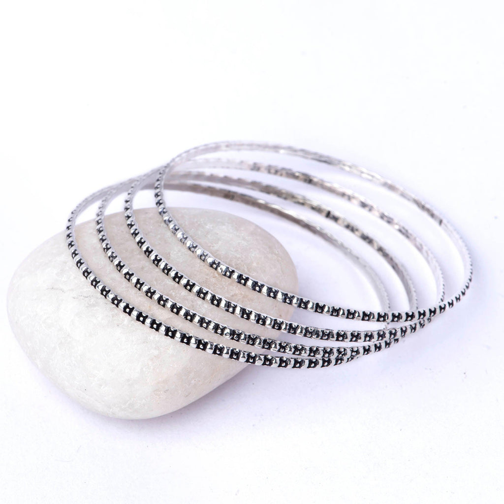 Silver Bangles - Angaja Silver