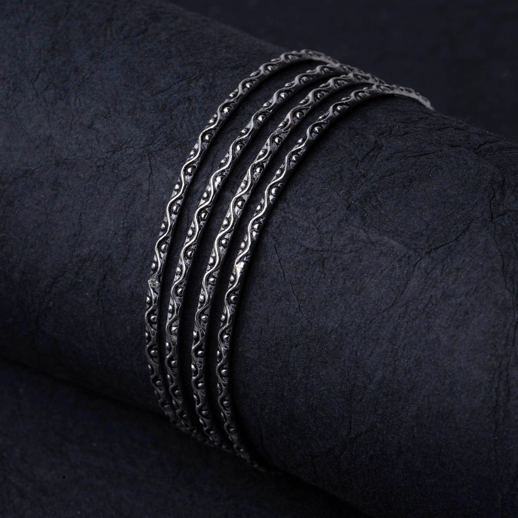 Silver Bangles - Angaja Silver