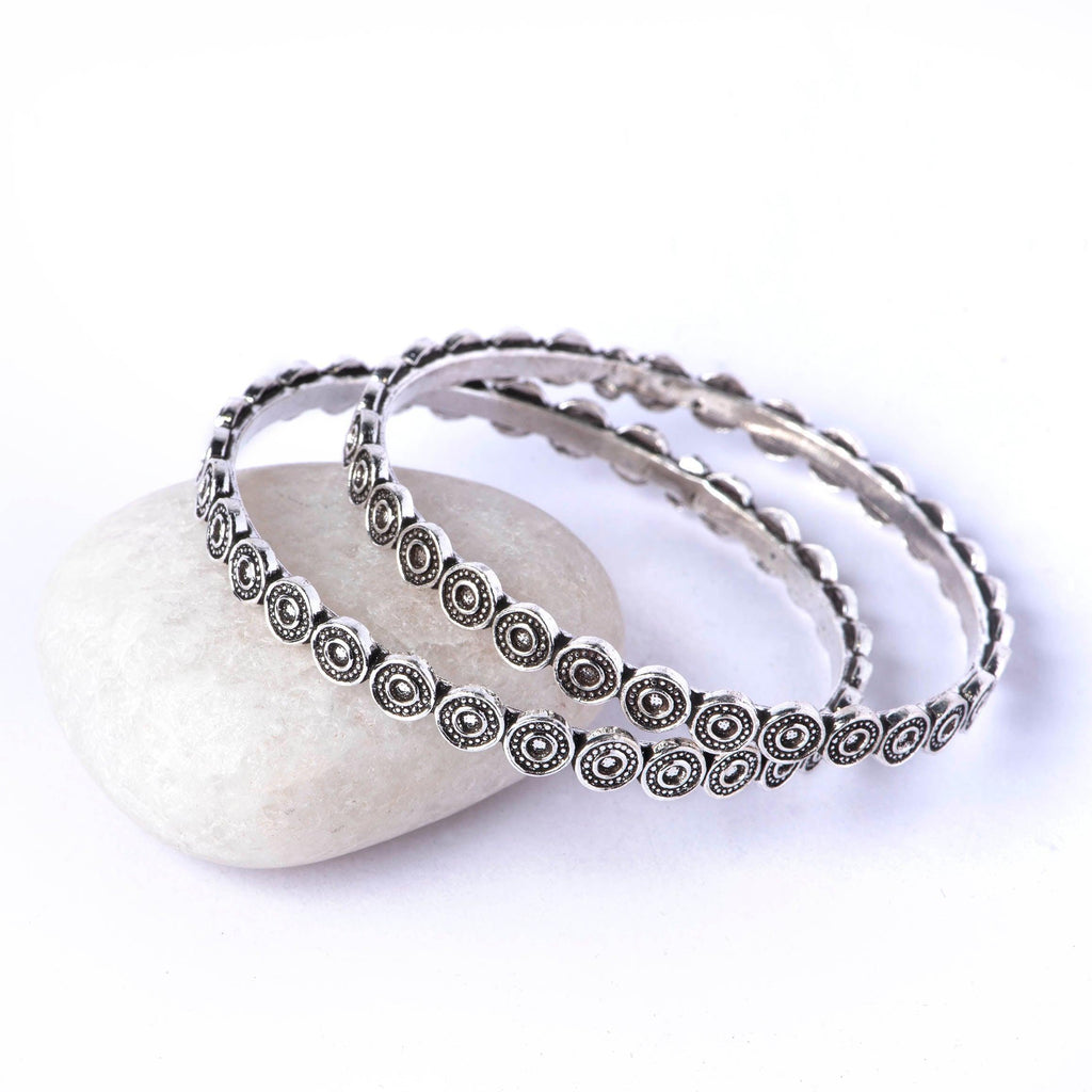 Silver Bangles - Angaja Silver