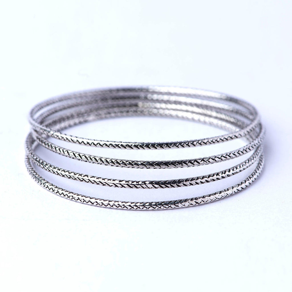 Silver Bangles - Angaja Silver