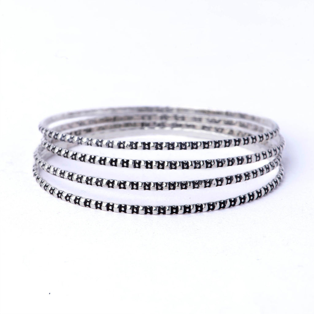 Silver Bangles - Angaja Silver