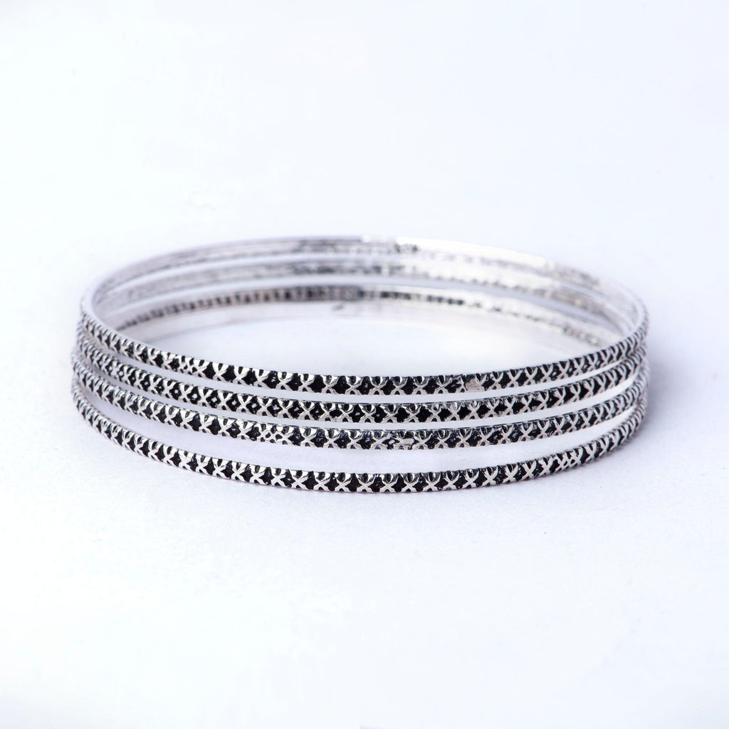 Silver Bangles - Angaja Silver