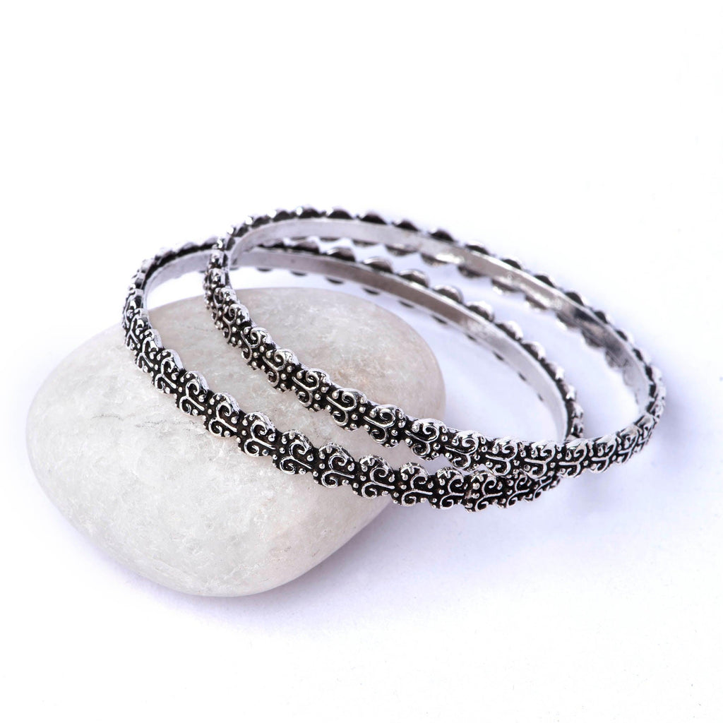 Silver Bangles - Angaja Silver