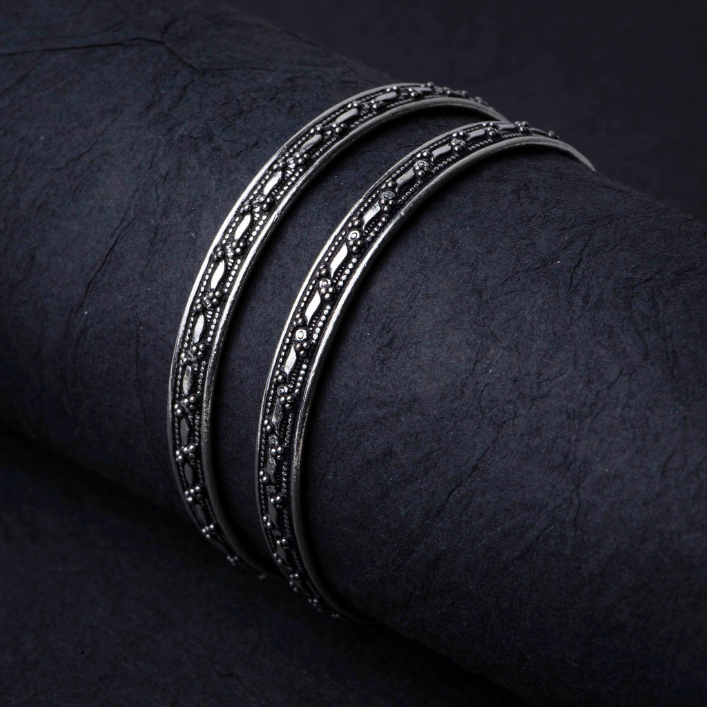 Silver Bangles - Angaja Silver