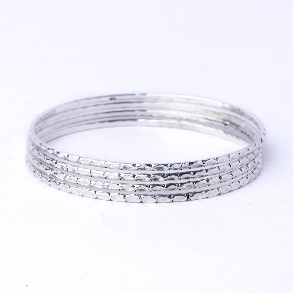 Silver Bangles - Angaja Silver