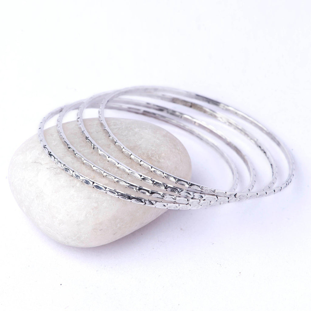 Silver Bangles - Angaja Silver