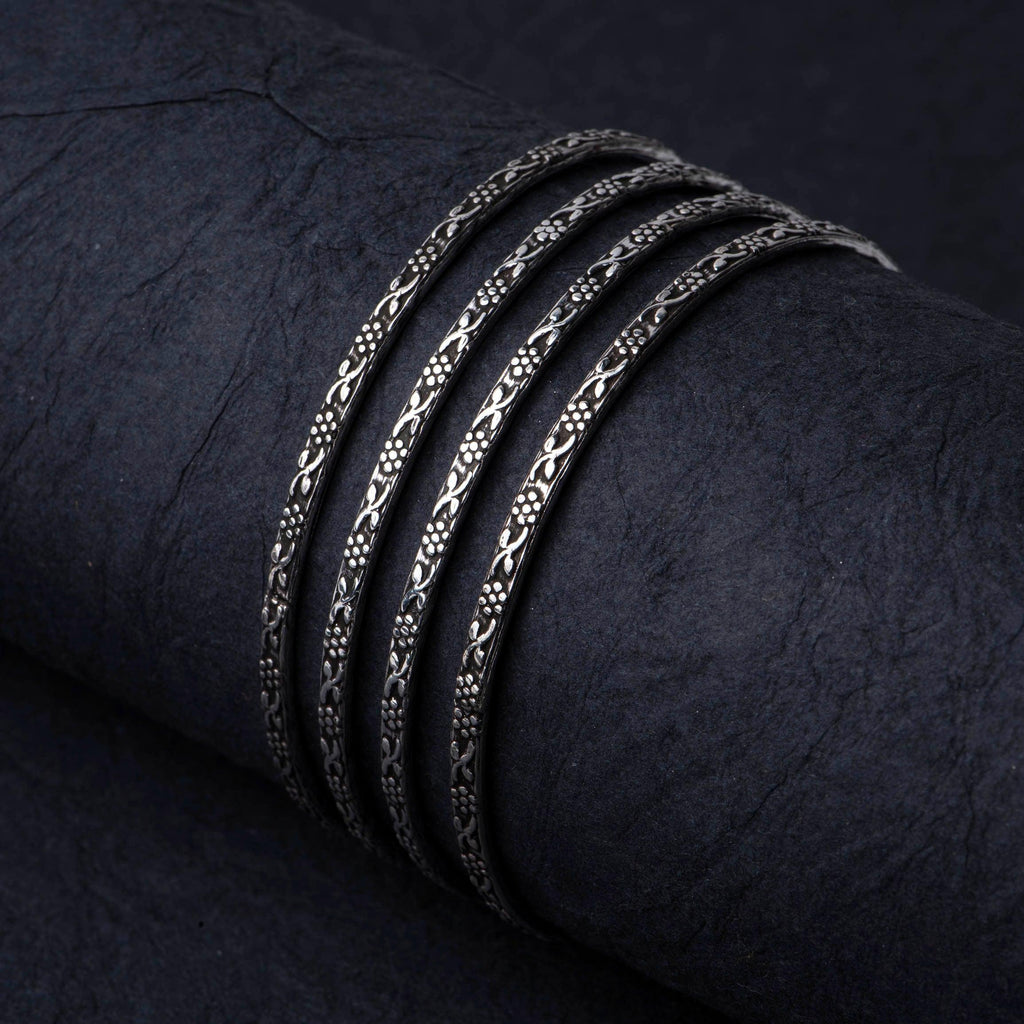 Silver Bangles - Angaja Silver