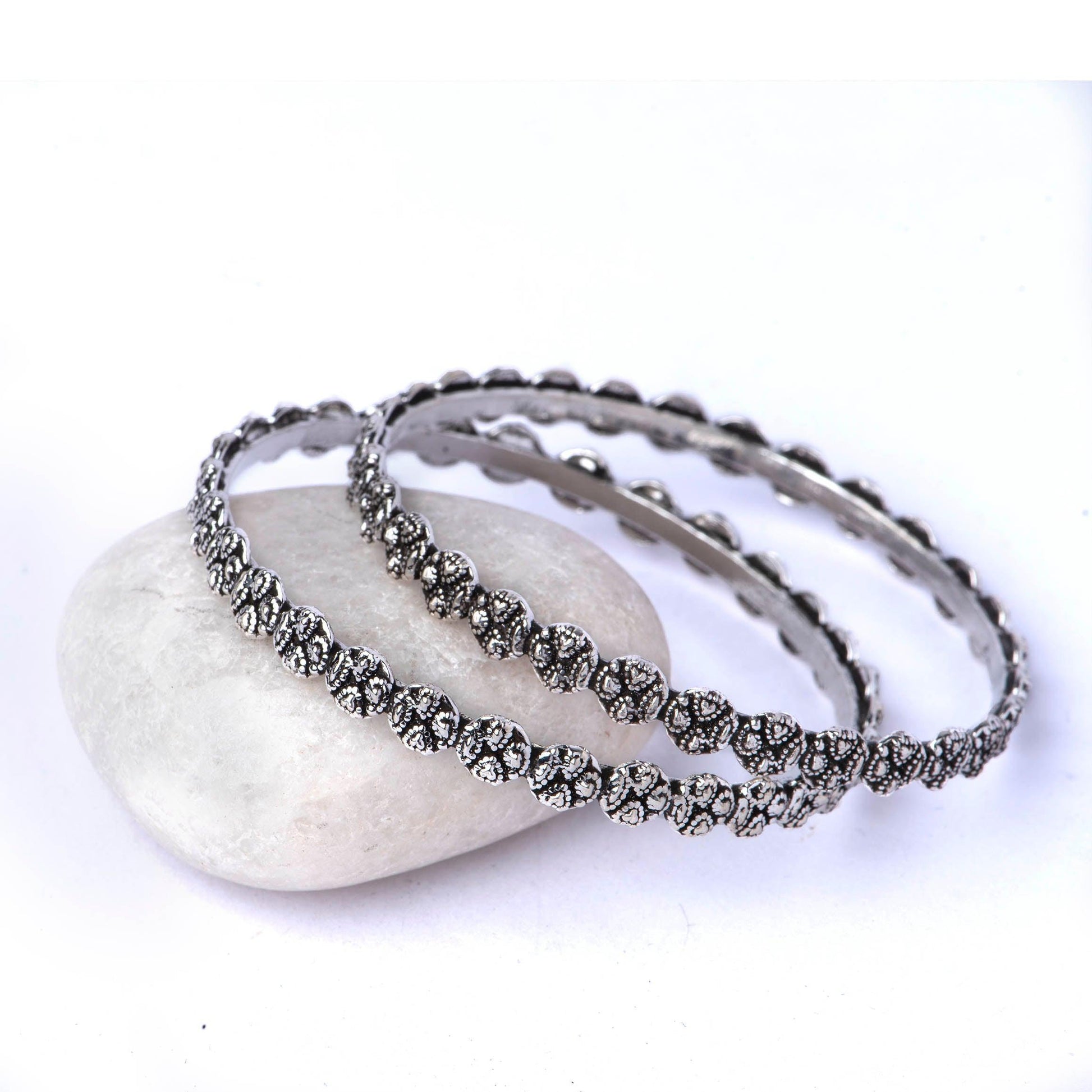 Silver Bangles - Angaja Silver