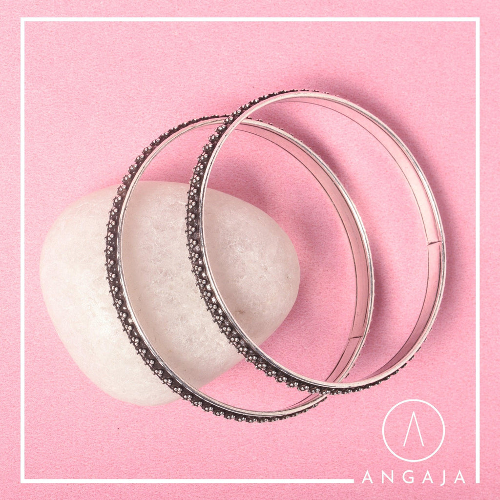 Silver Bangles - Angaja Silver