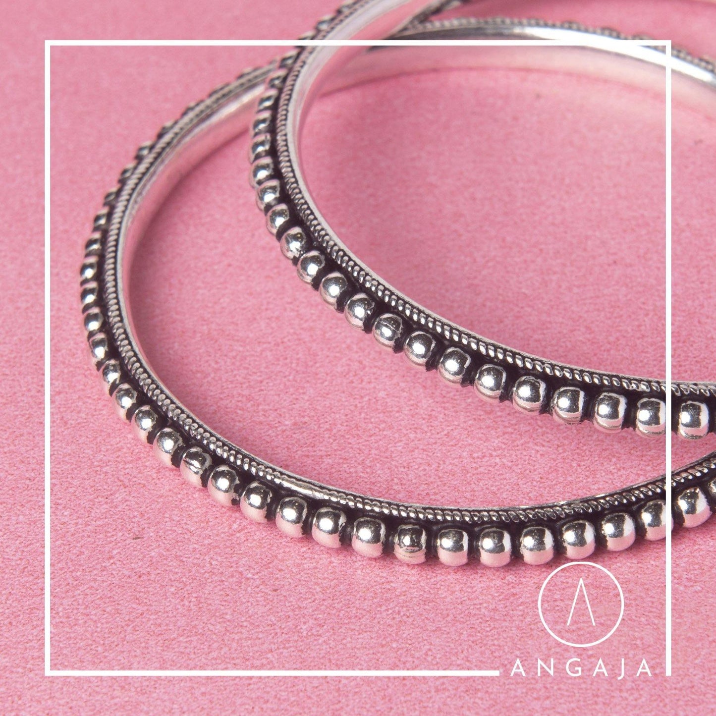 Silver Bangles - Angaja Silver