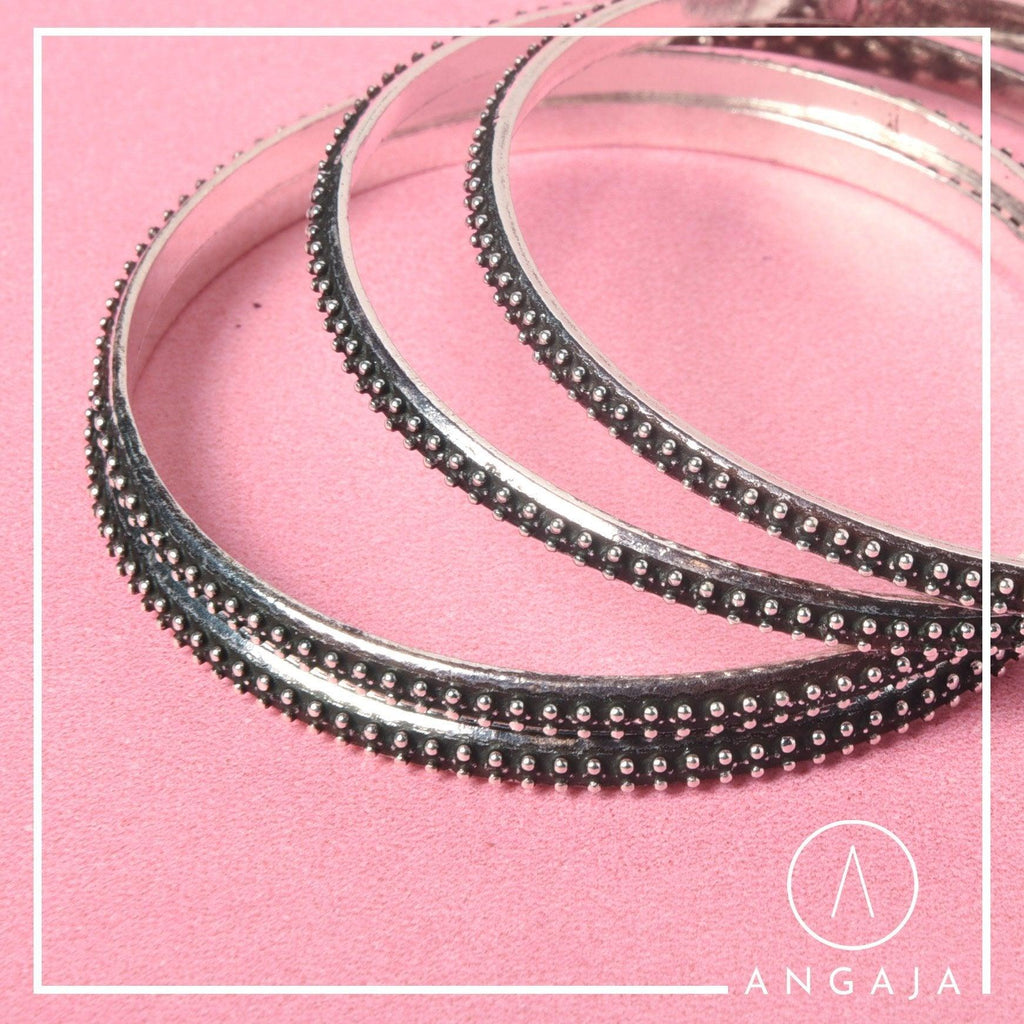 Silver Bangles - Angaja Silver