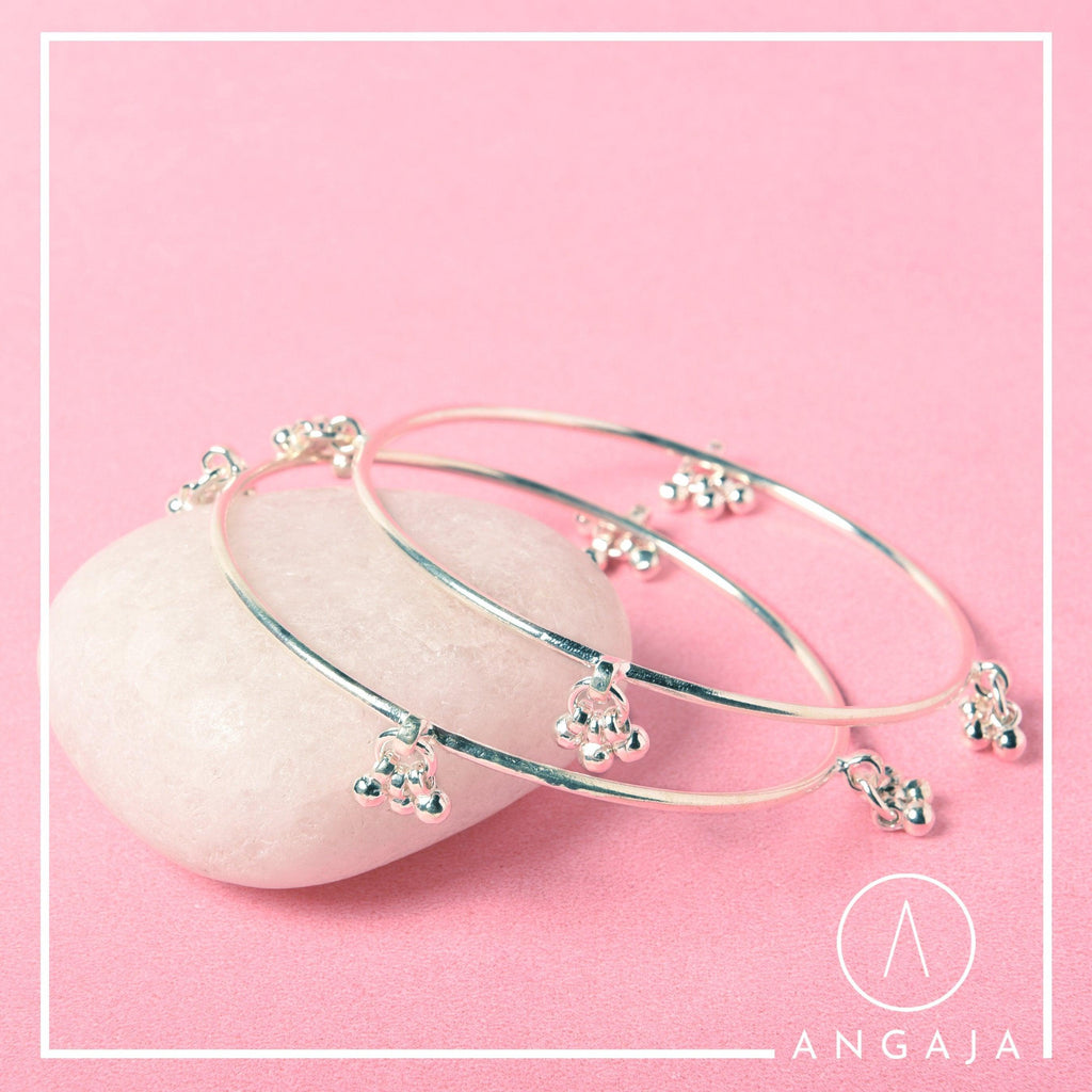 Silver Bangles - Angaja Silver