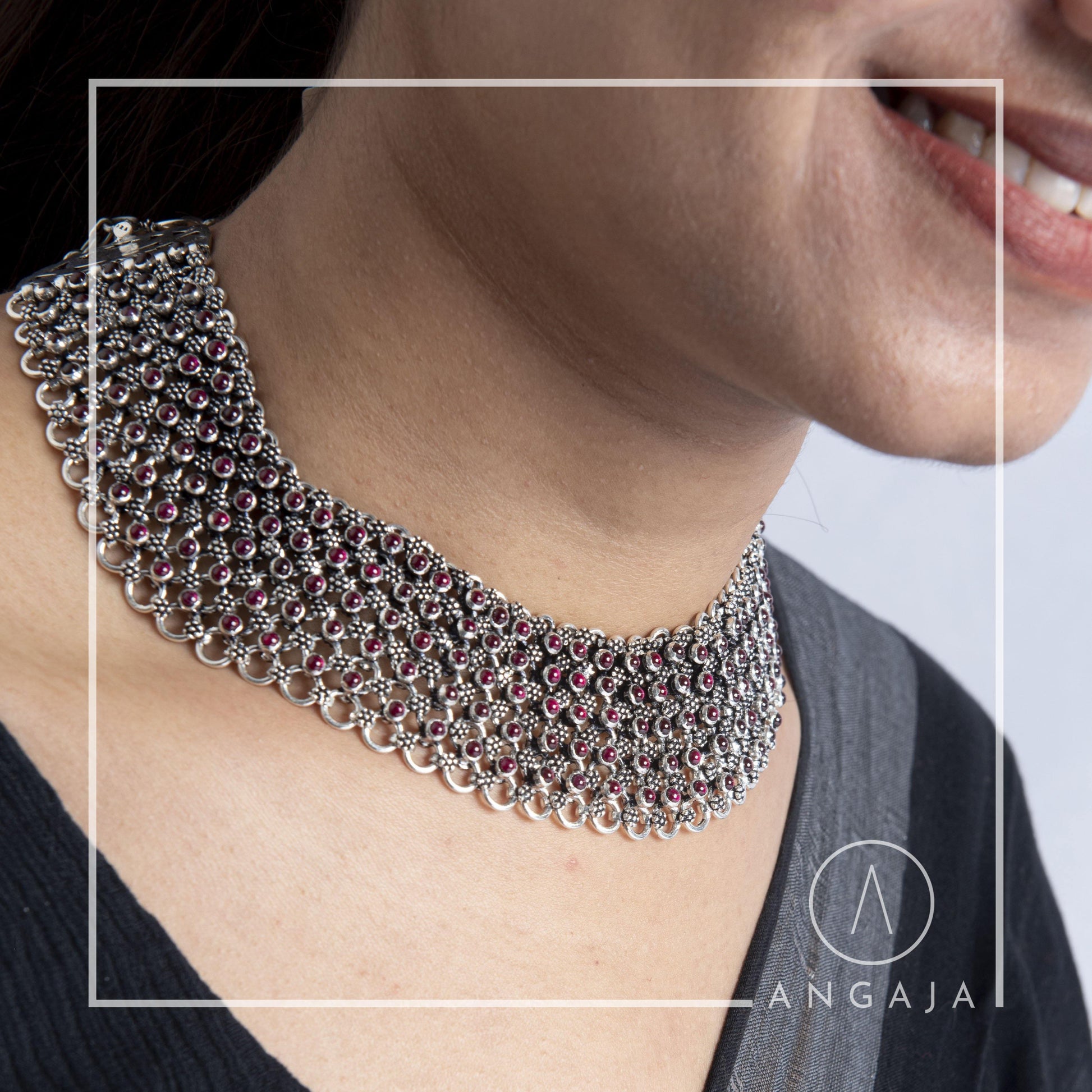 Silver Choker - Angaja Silver
