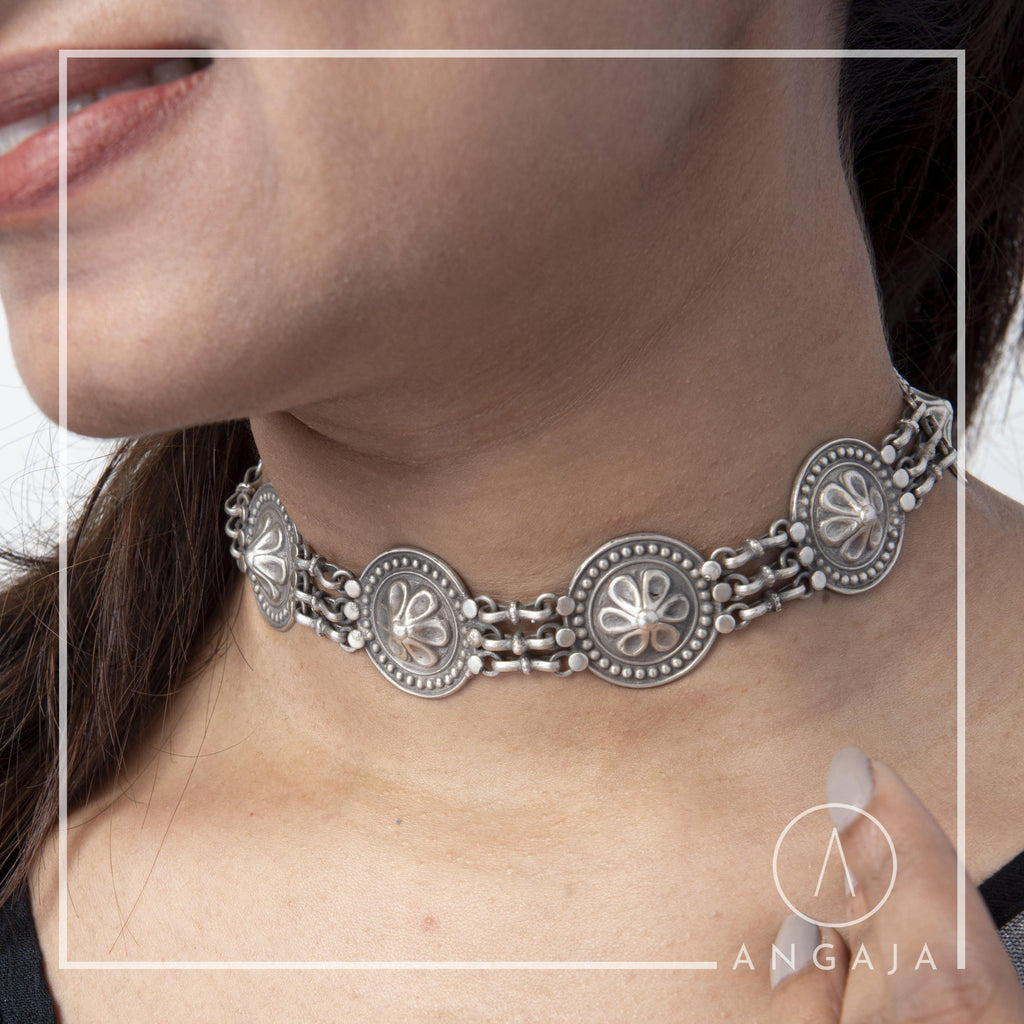 Silver Choker - Angaja Silver