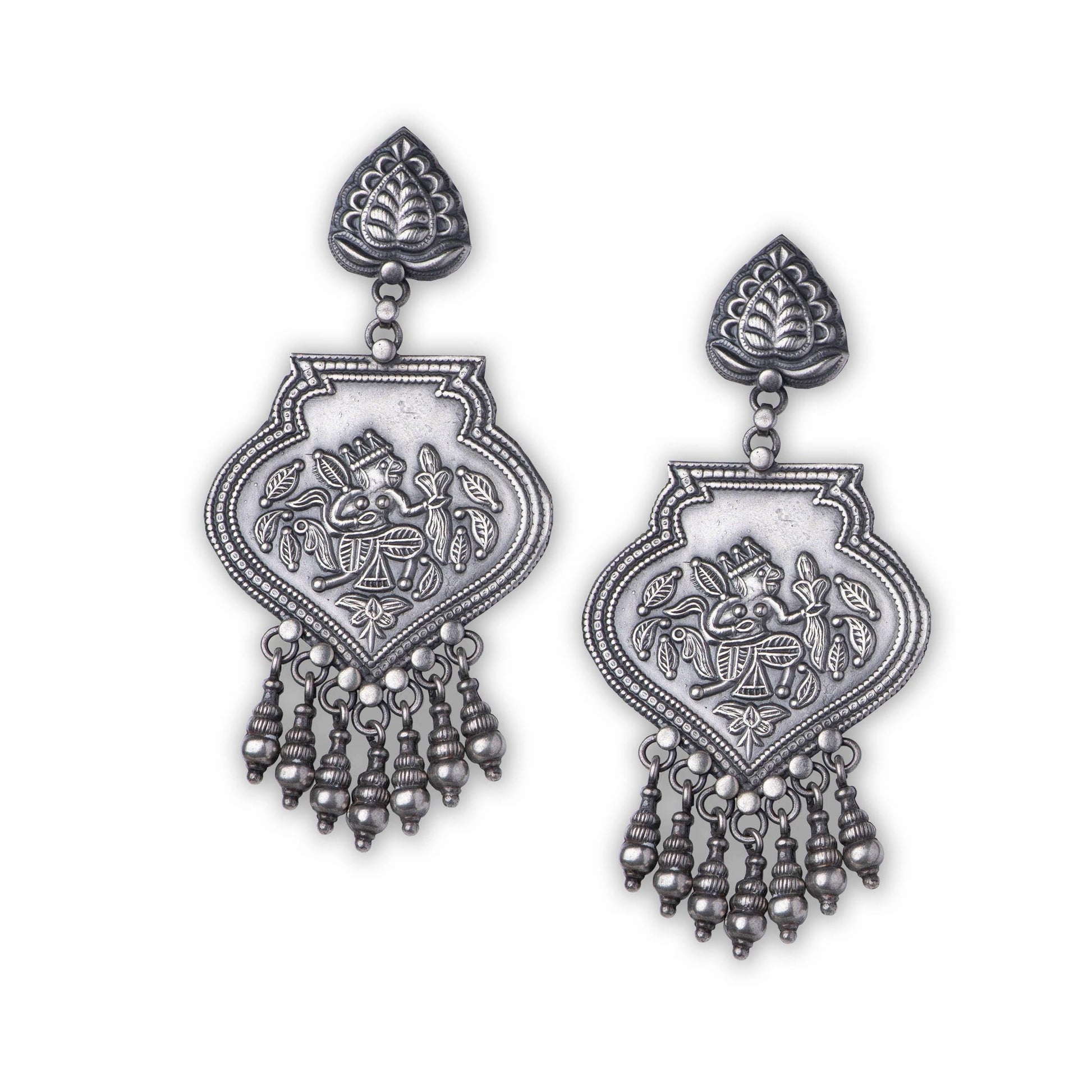 Silver Classic Earrings - Angaja Silver