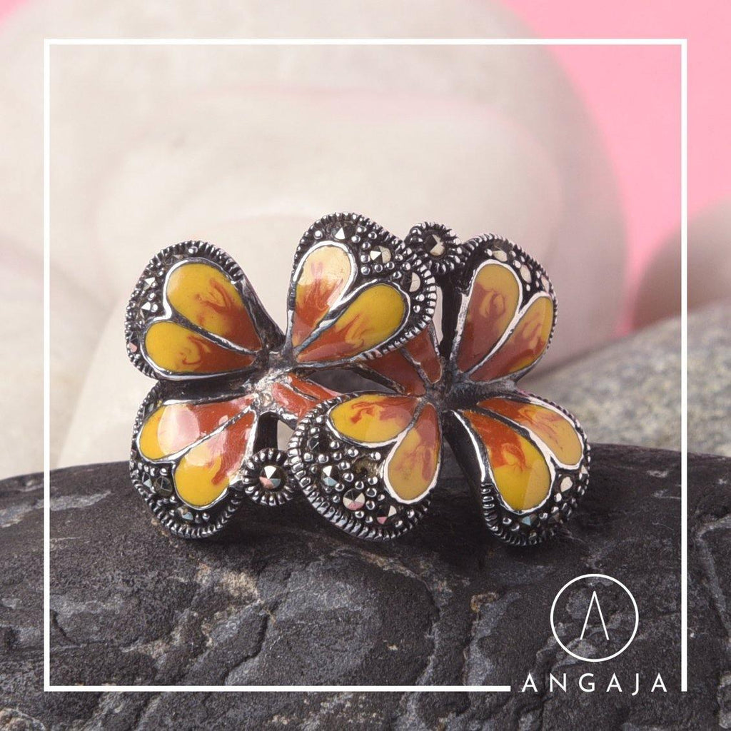 Silver Cocktail Ring - Angaja Silver