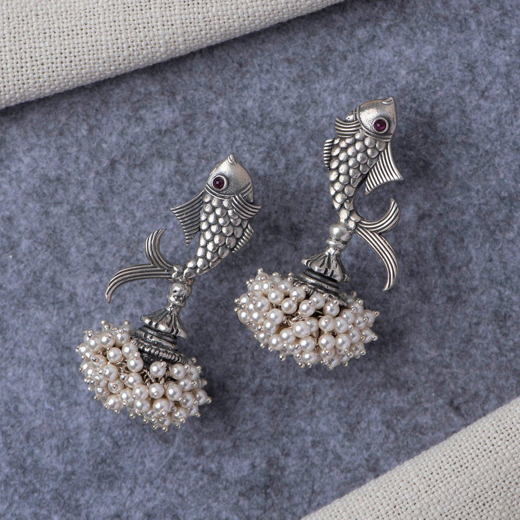 Silver Earring - Angaja Silver