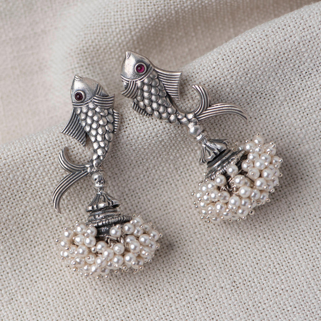 Silver Earring - Angaja Silver