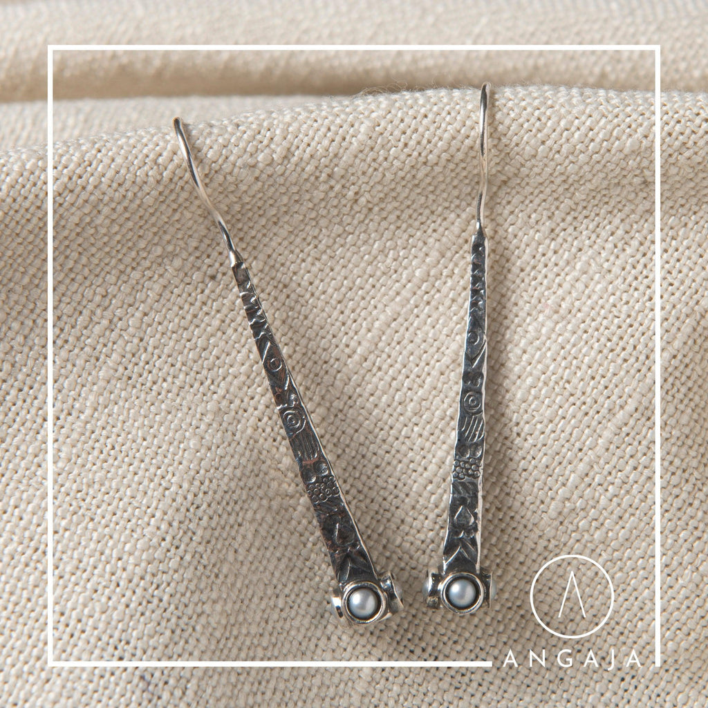 Silver Earrings - Angaja Silver