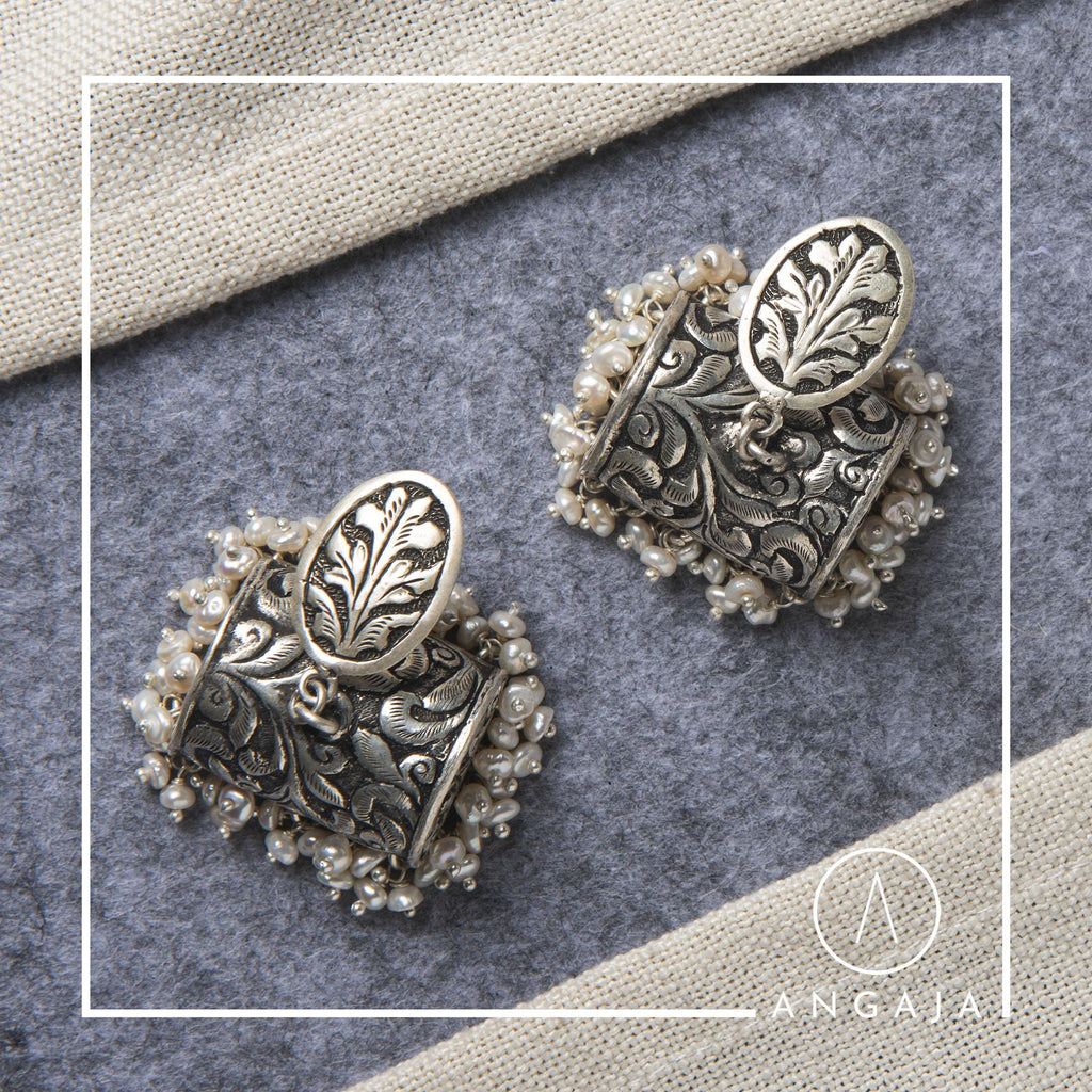 Silver Earrings - Angaja Silver