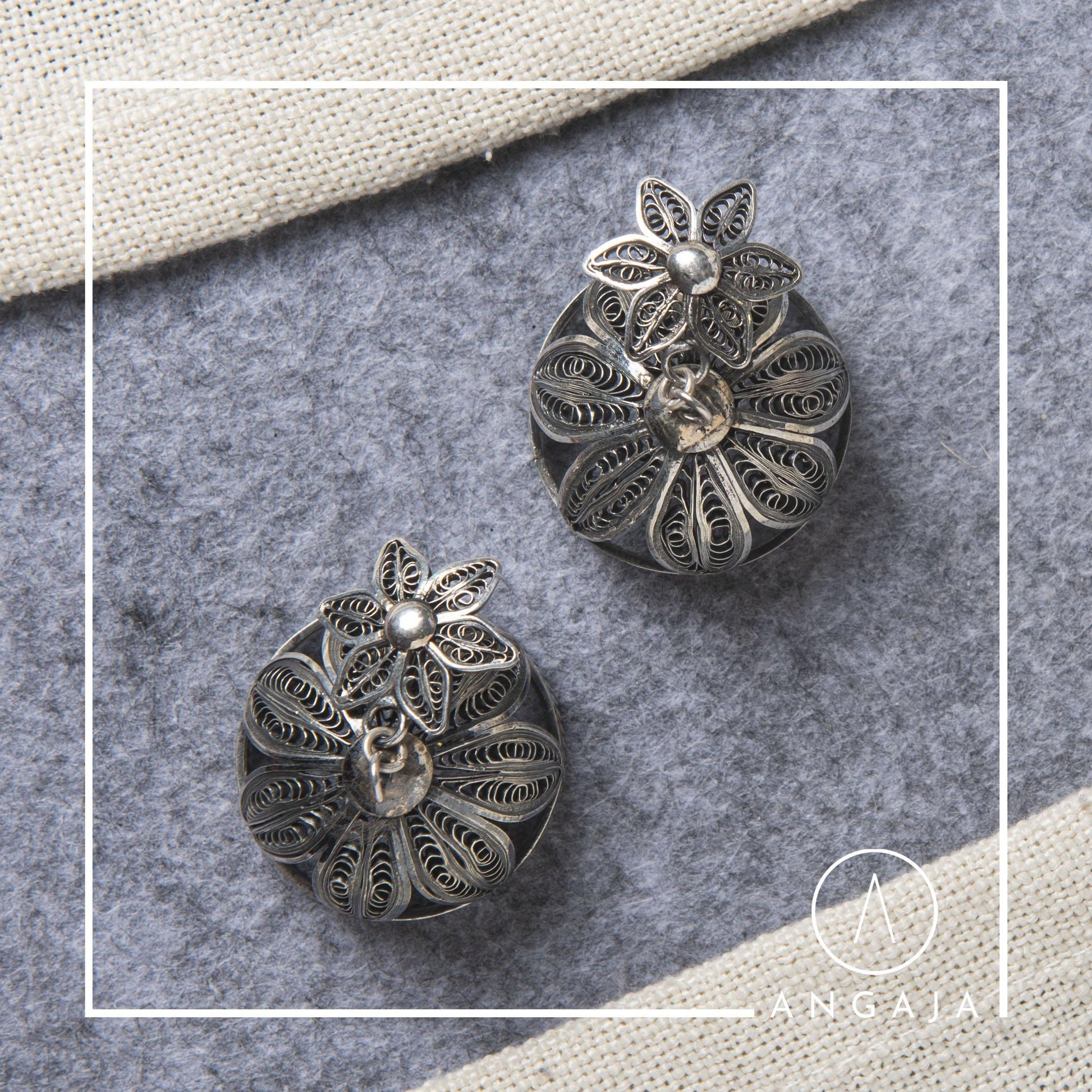 Silver Earrings - Angaja Silver