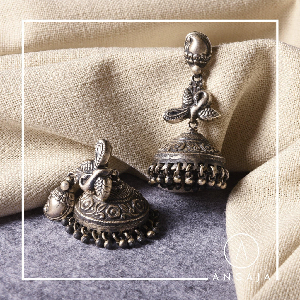 Silver Jhumka - Angaja Silver